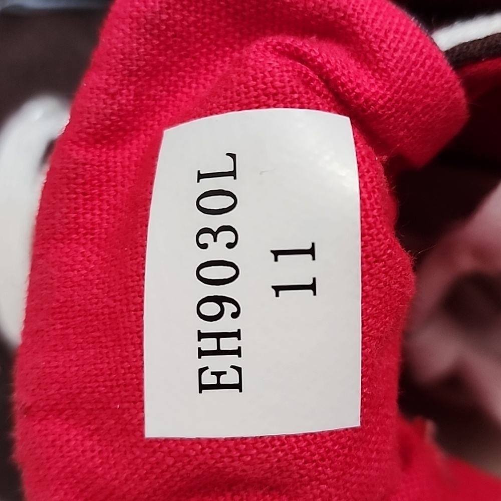 Ed Hardy Men's Red Jet Patterned Sneakers Size 11 Preowned - Picture 9 of 12